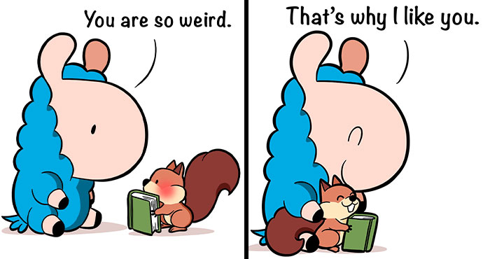 I Make Wholesome Comics About A Blue Llama That Might Brighten Up Your Day (23 New Pics)