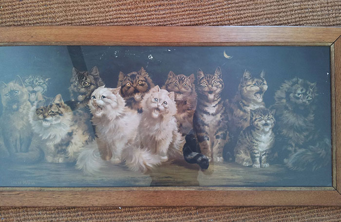 My Friend Moved Into A Flat In Paris With This On The Wall