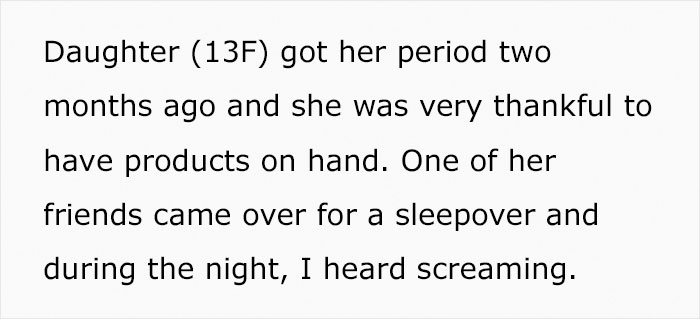 Dad Let His Daughter's Friend Use Sanitary Pads In His House, Gets Called A Creep