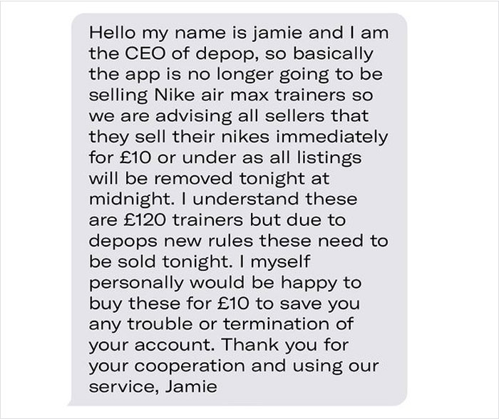Depop-Drama-Funny-Messages