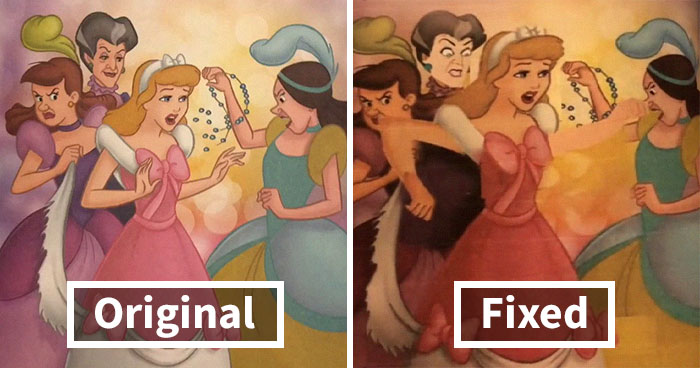 Fed-Up Dad Censors Outdated Gender Stereotypes In Daughter’s Disney Books