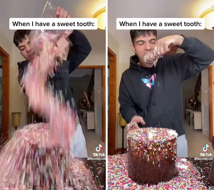 Asshole Wastes Valuable Food.