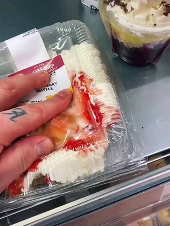 Imagínense ir a un supermercado solo para destruir comida