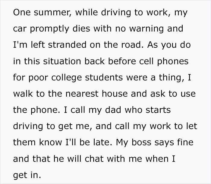 Employee Arrives At Work Late, Their Boss Uses This As An Excuse To Fire Them Only To Pull A Switcheroo