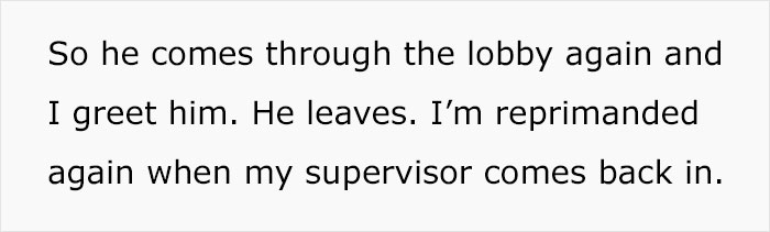Delusional Boss Instructs His Female Employee To Stand Up Every Time He Enters The Room