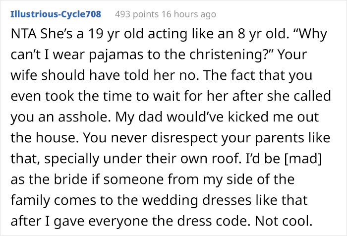 "I Told Her That Was Not An Appropriate Outfit": Dad Doesn't Take His Daughter To A Wedding Because Of Her Dress "I Told Her That Was Not An Appropriate Outfit": Dad Doesn't Take His Daughter To A Wedding Because Of Her Dress