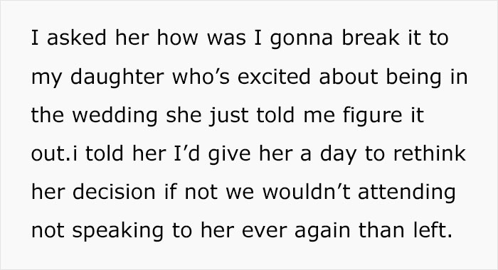 Mom Is Beyond Devastated After Her Sister Fired Her 4-Year-Old From Being A Flower Girl At Her Wedding, Later Learns It Was Because Of Racism Mom Is Beyond Devastated After Her Sister Fired Her 4-Year-Old From Being A Flower Girl At Her Wedding, Later Learns It Was Because Of Racism