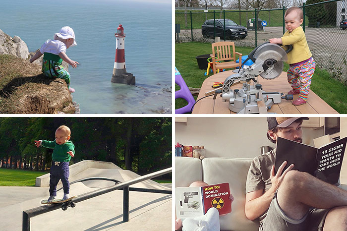 A Year Ago I Started Sending My GF These Photos Whenever She Asked If The Baby Was Ok