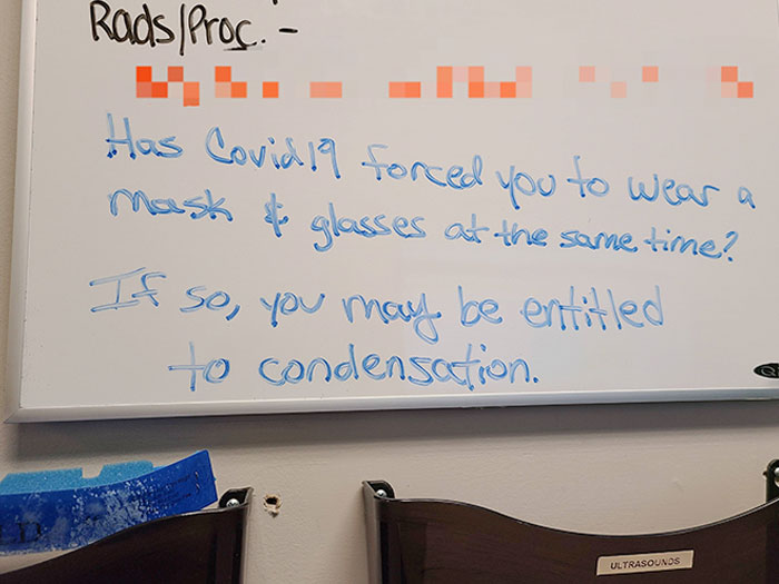 The Was On The Whiteboard Outside Of Radiology At My Vet Hospital