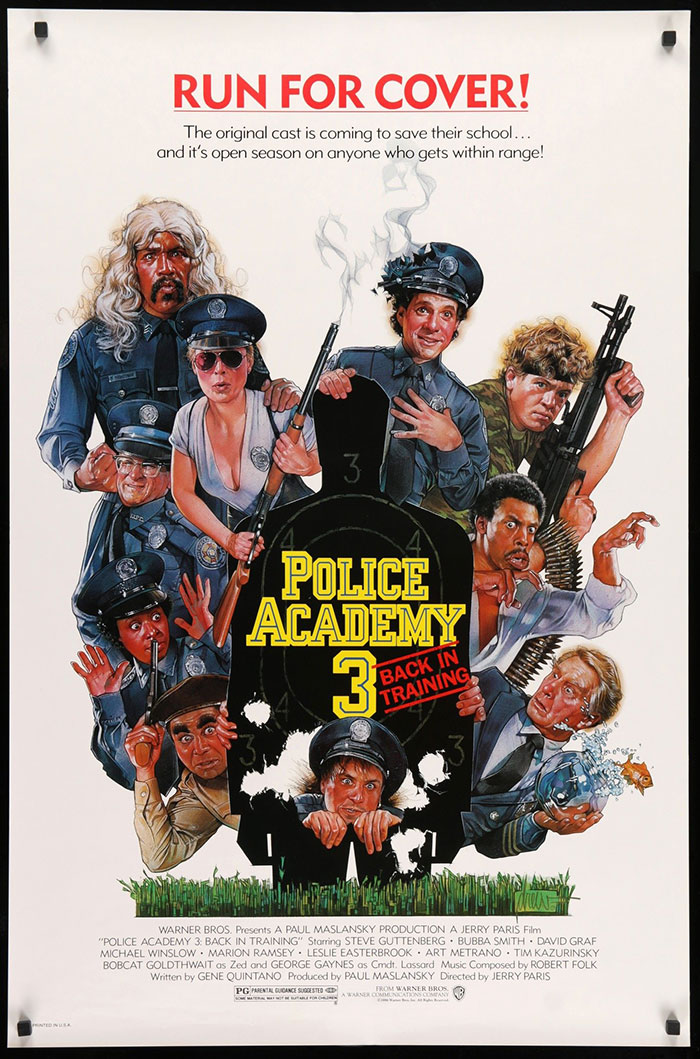 Poster of Police Academy 3: Back In Training movie 