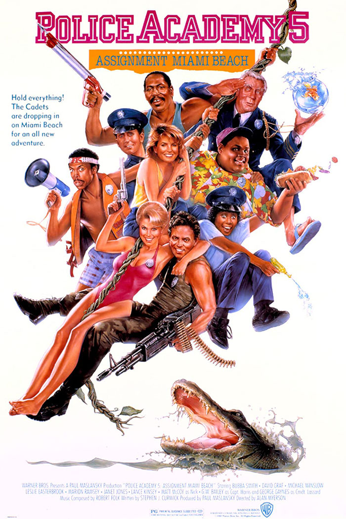 Poster of Police Academy 5: Assignment: Miami Beach movie 