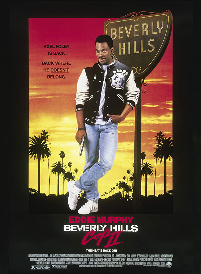 Poster of Beverly Hills Cop II movie 