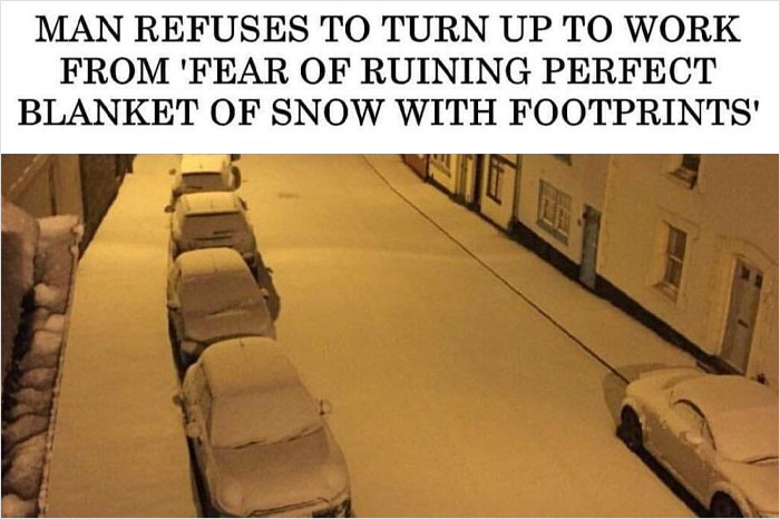 He Just Respects Mother Nature