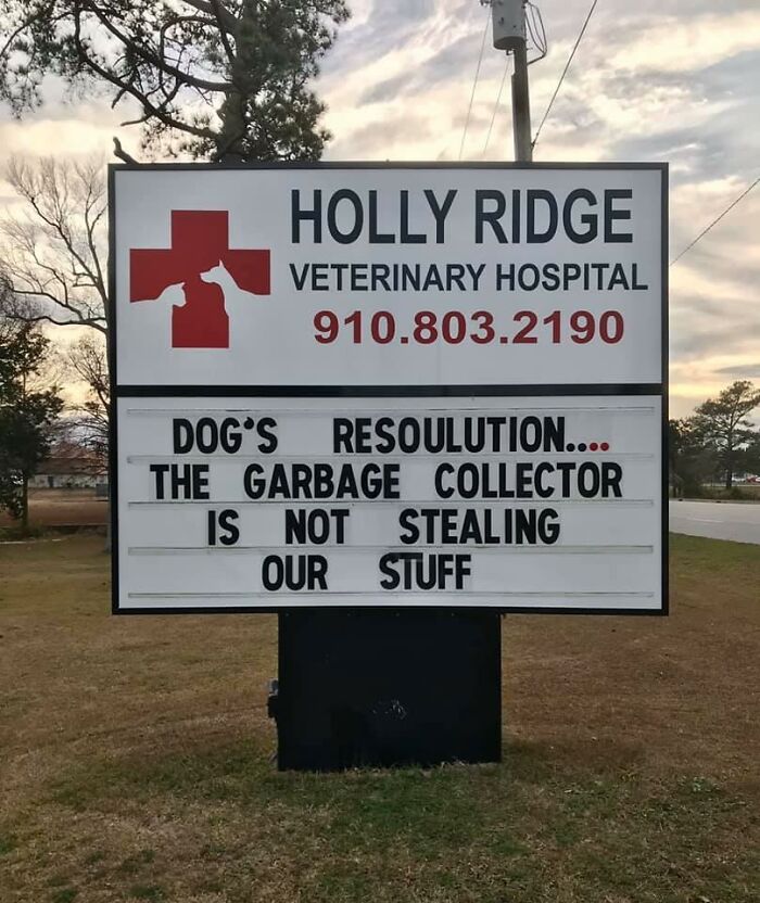 Funny-Outdoor-Signs-Holly-Ridge-Veterinary-Hospital
