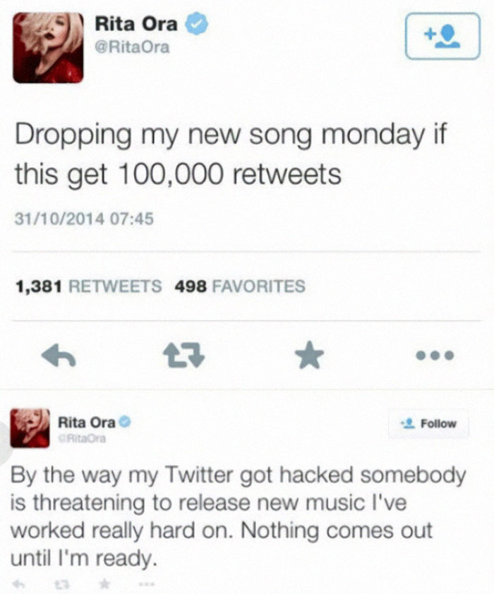 I Was Hacked, Not That I'm Unpopular