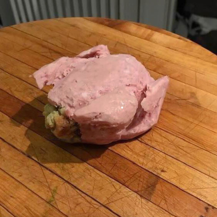 Turkey Crafted From Spam, Merry Thanksgiving