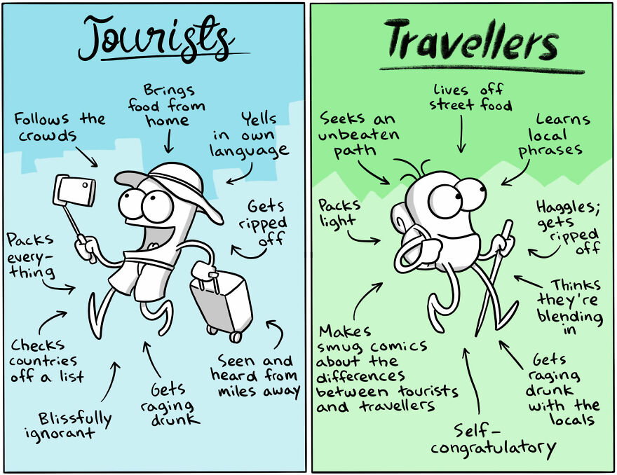 Artist Hilariously Illustrates The Differences Between Different Countries And Languages (New Pics)