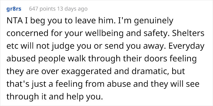 'Get Out Now': People Are Begging This Woman To Leave Her Abusive Husband After She Writes A Post Online About His Bizarre Behavior