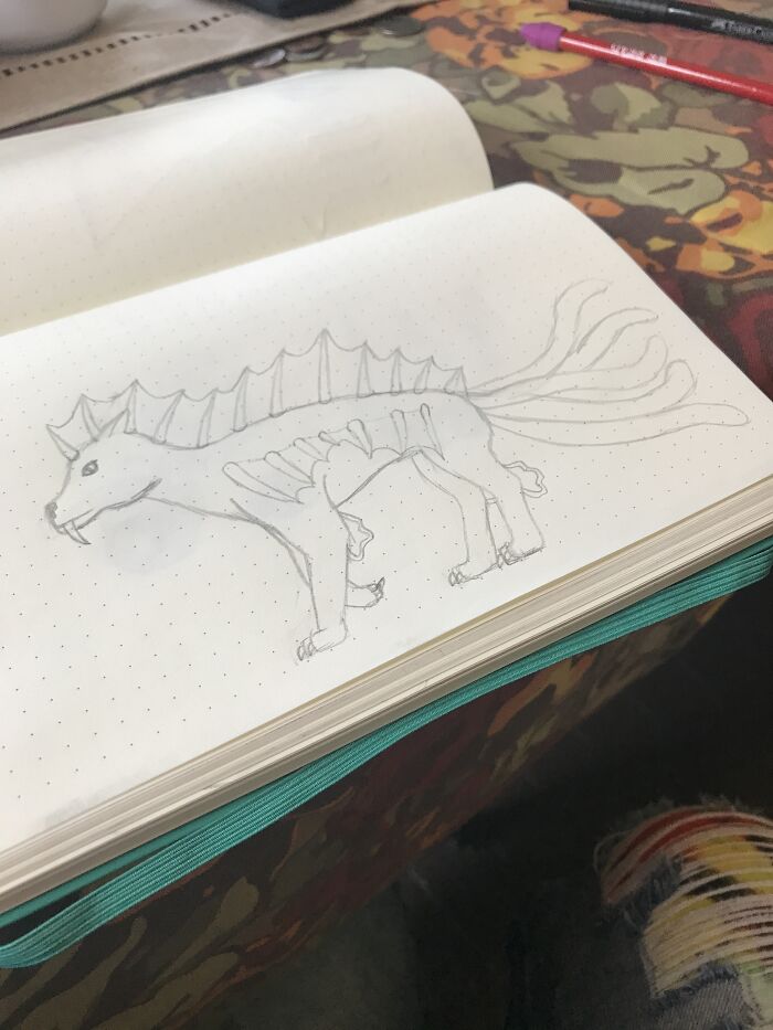 This…. Dog Fish Ninetails Saber Tooth Thing…