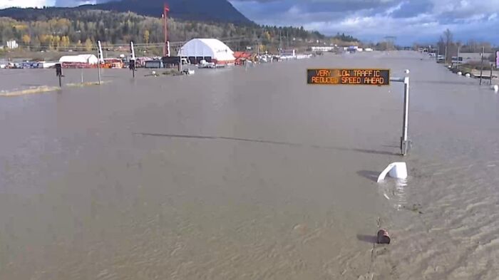 Highway Between Abbotsford And Chilliwack, British Columbia, Canada (November 2021)