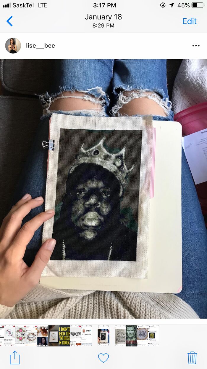 I Cross Stitch Photorealistic Portraits