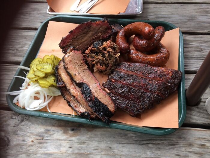 BBQ Brisket, Smoked Sausage, Pulled Pork, And Smoked Ribs!