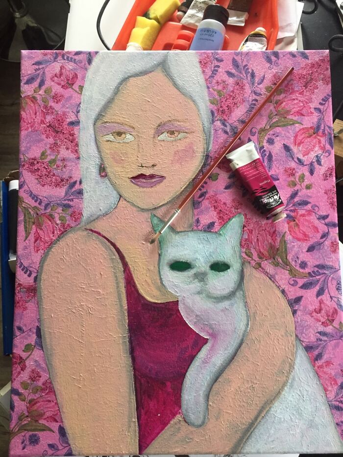 I Am Still Working On That Painting;-)