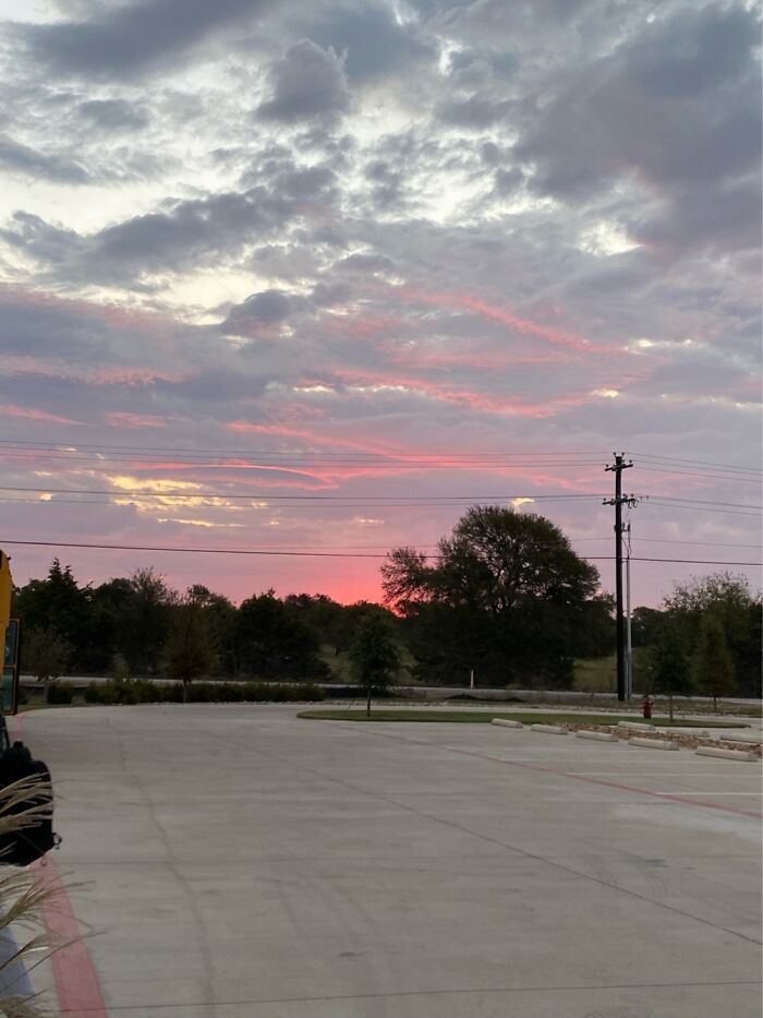 Early Morning Sunrise After Tennis Practice