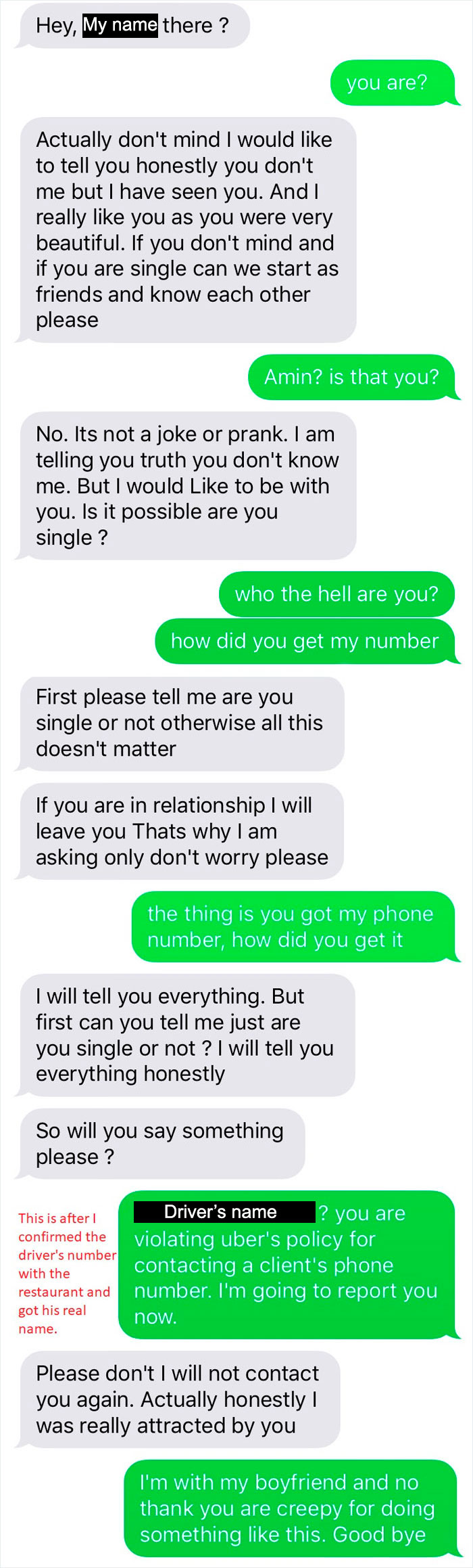 Inappropriate Messages From People Who Should Be Professional