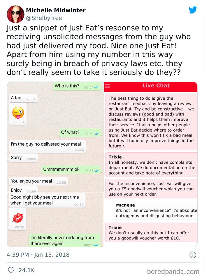 Inappropriate Messages From People Who Should Be Professional