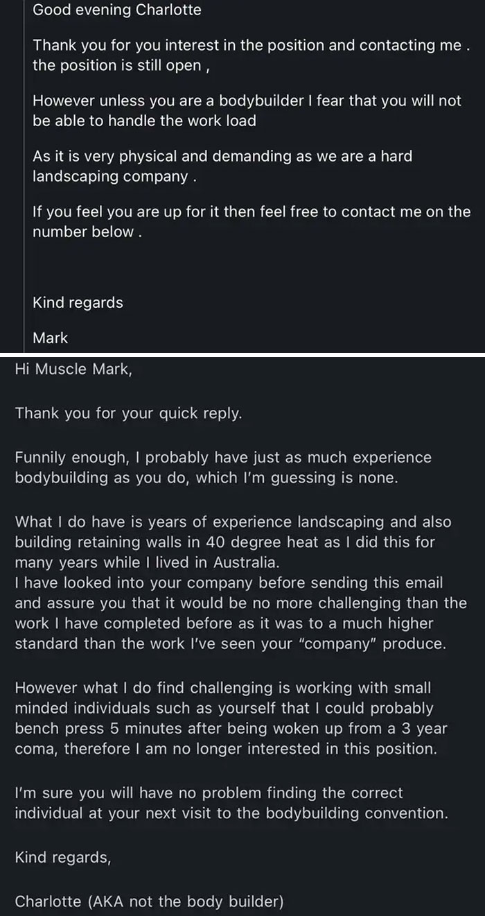 Inappropriate Messages From People Who Should Be Professional