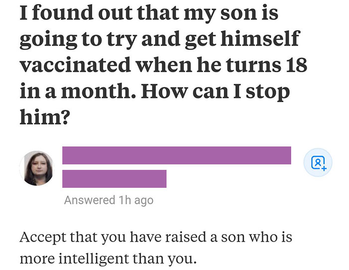 This Anti Vaxxer Trying To Stop Her Son From Getting Vaccinations Himself