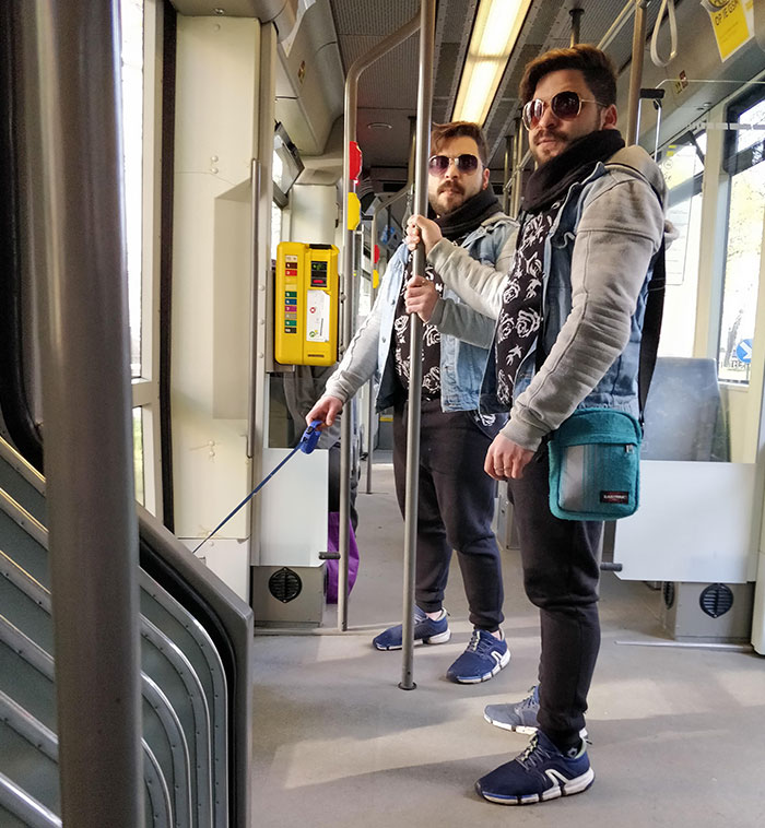 Matrix Glitch On The Public Transport