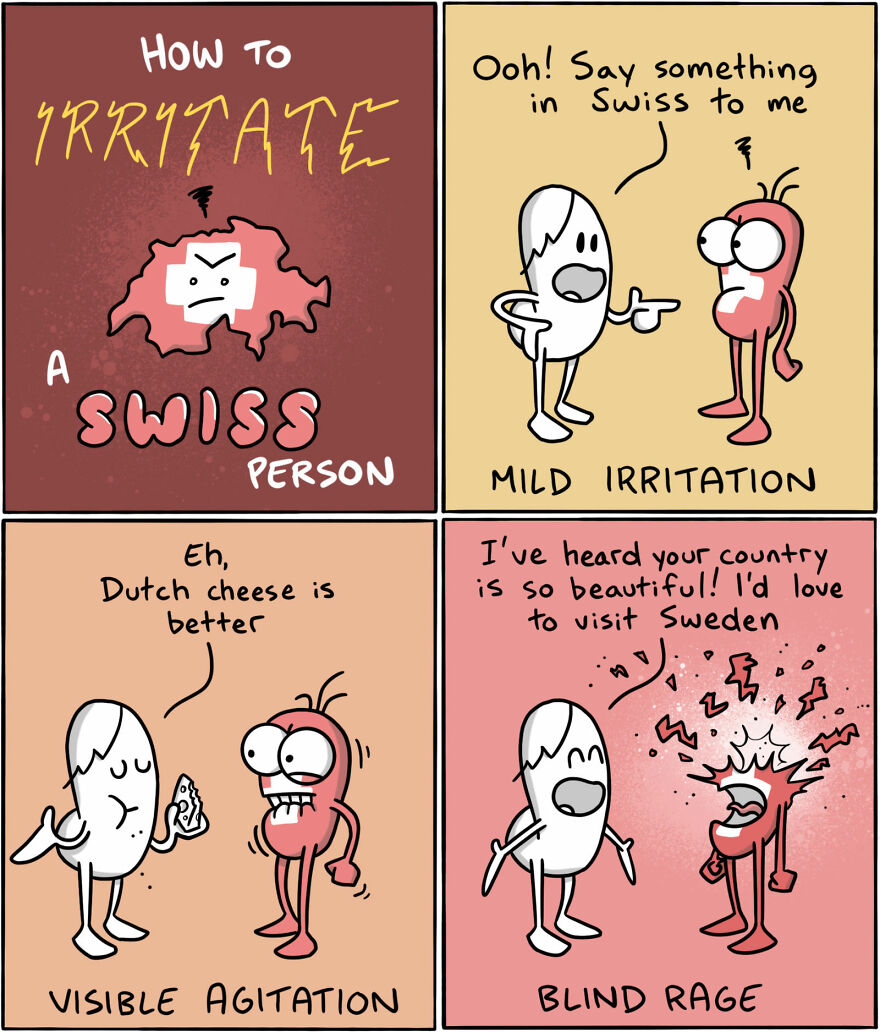 Artist Hilariously Illustrates The Differences Between Different Countries And Languages (New Pics)