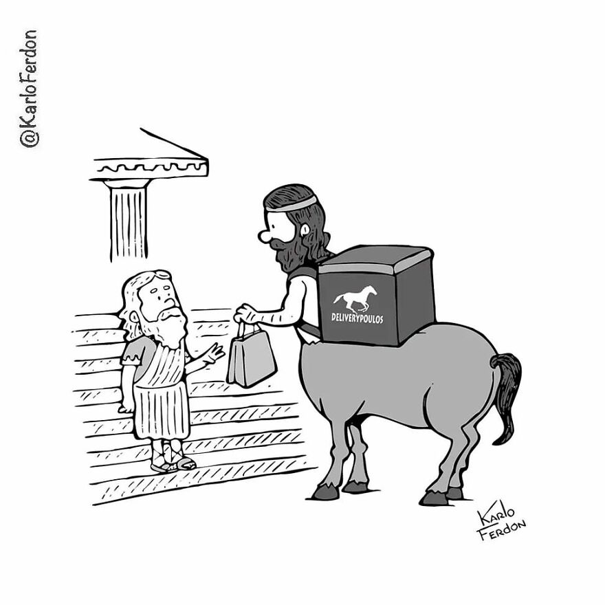 This Artist Makes Humorous One-Panel Comics Without Dialogue (100 New Pics)