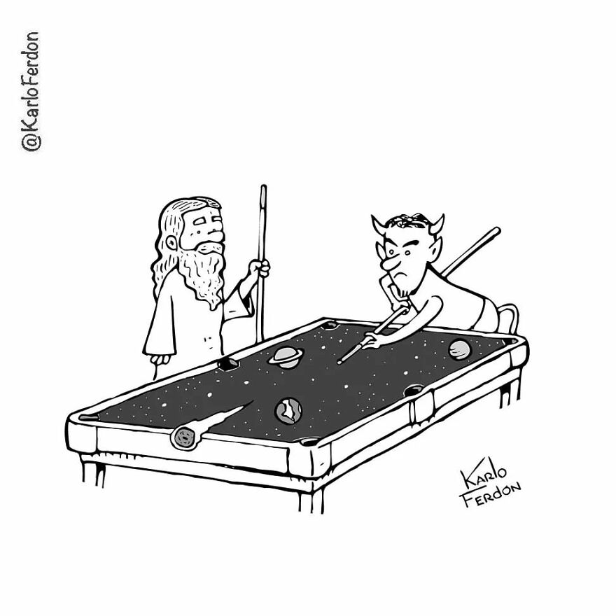 This Artist Makes Humorous One-Panel Comics Without Dialogue (100 New Pics)