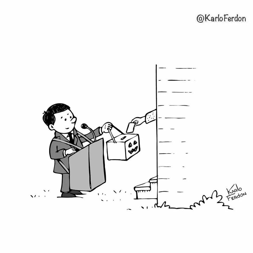 This Artist Makes Humorous One-Panel Comics Without Dialogue (100 New Pics)