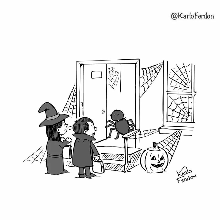 This Artist Makes Humorous One-Panel Comics Without Dialogue (100 New Pics)