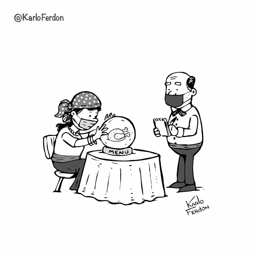 This Artist Makes Humorous One-Panel Comics Without Dialogue (100 New Pics)