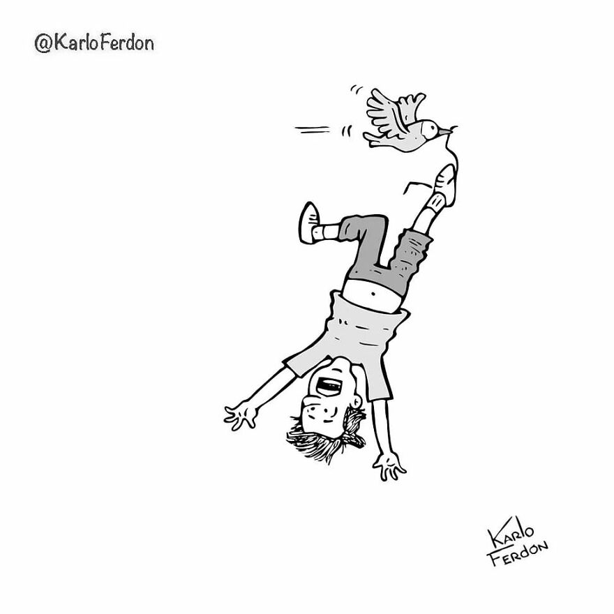 This Artist Makes Humorous One-Panel Comics Without Dialogue (100 New Pics)