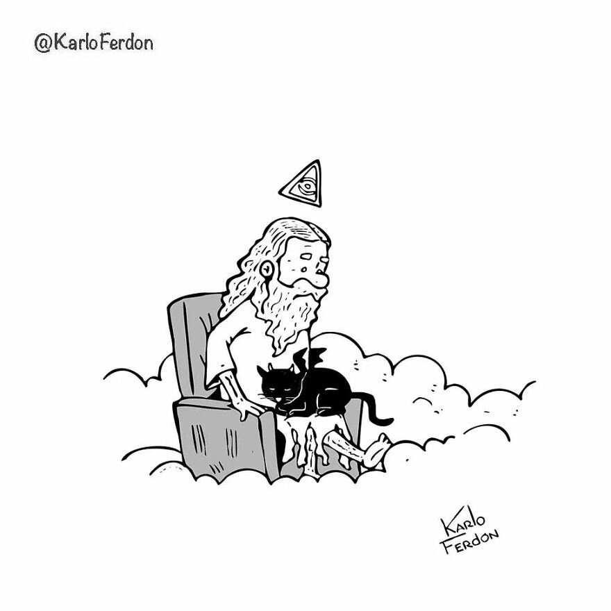 This Artist Makes Humorous One-Panel Comics Without Dialogue (100 New Pics)