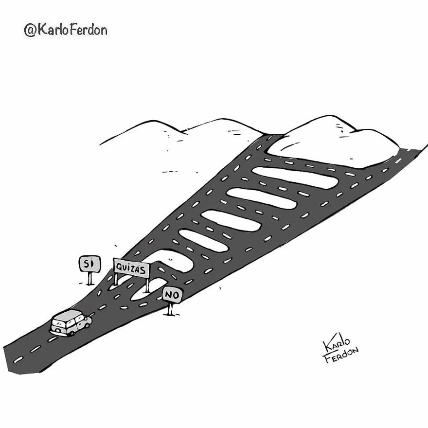 This Artist Makes Humorous One-Panel Comics Without Dialogue (100 New Pics)