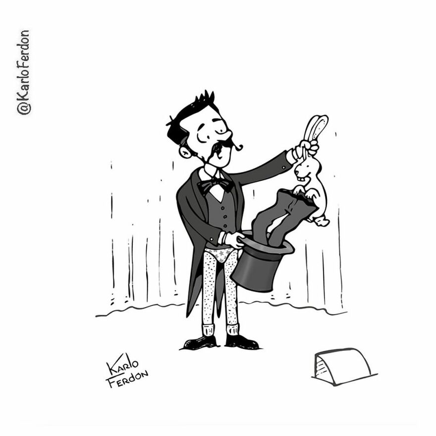 This Artist Makes Humorous One-Panel Comics Without Dialogue (100 New Pics)