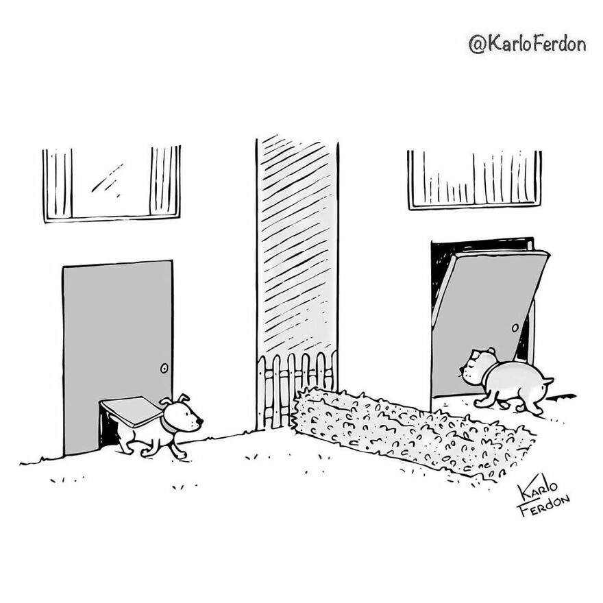 This Artist Makes Humorous One-Panel Comics Without Dialogue (100 New Pics)