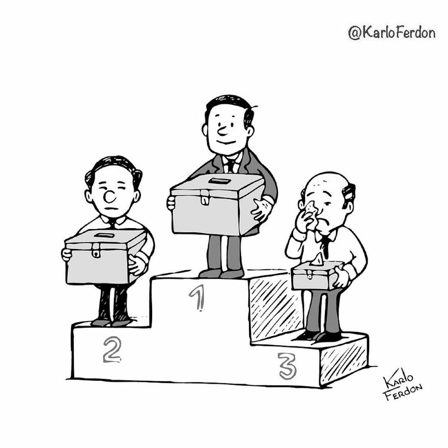 This Artist Makes Humorous One-Panel Comics Without Dialogue (100 New Pics)