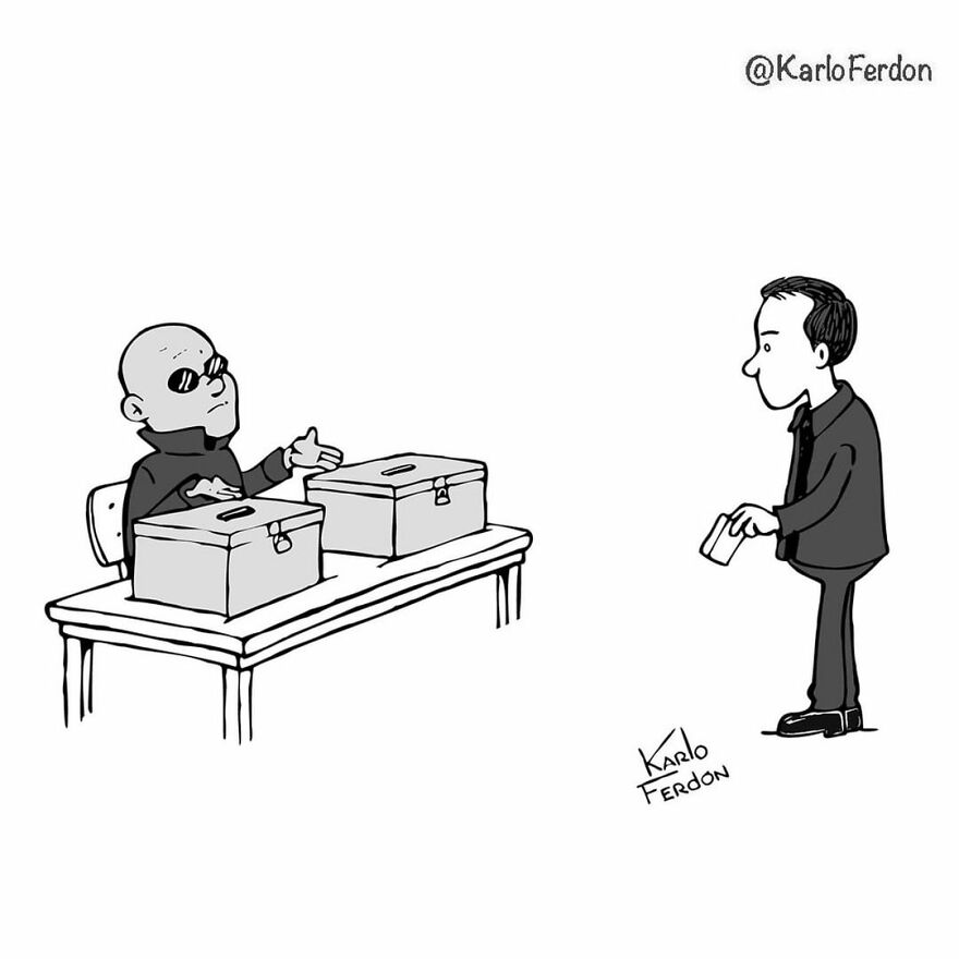 This Artist Makes Humorous One-Panel Comics Without Dialogue (100 New Pics)