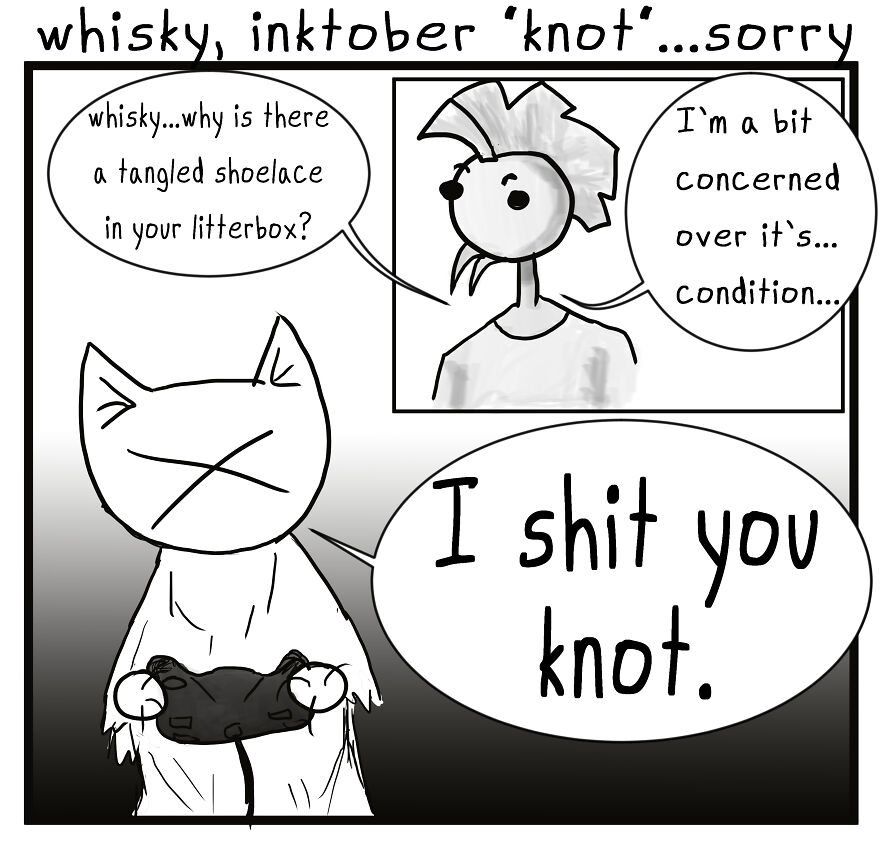 A Drawing Challenge Became A Portrait Of My Mental State.