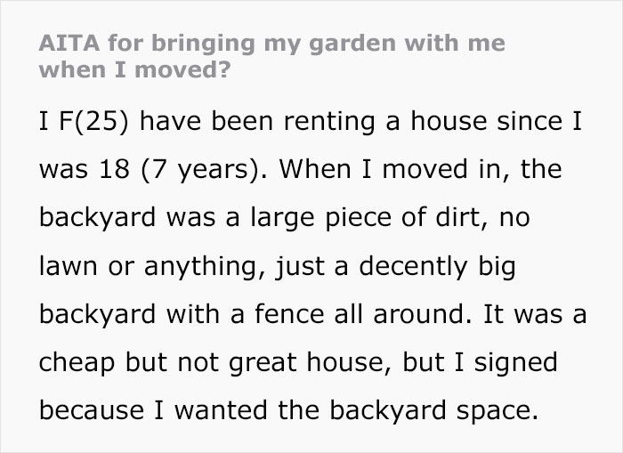 Landlords Didn't Expect Tenant Would Move Her Garden With Her, Have Potential Buyers Walk Out Landlords Didn't Expect Tenant Would Move Her Garden With Her, Have Potential Buyers Walk Out