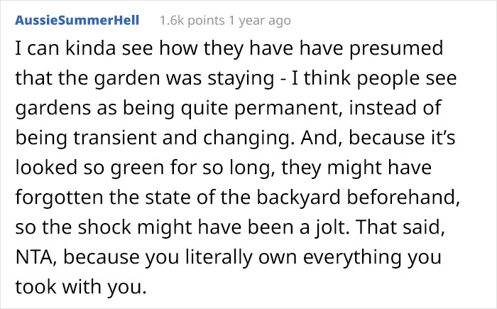 Landlords Didn't Expect Tenant Would Move Her Garden With Her, Have Potential Buyers Walk Out Landlords Didn't Expect Tenant Would Move Her Garden With Her, Have Potential Buyers Walk Out