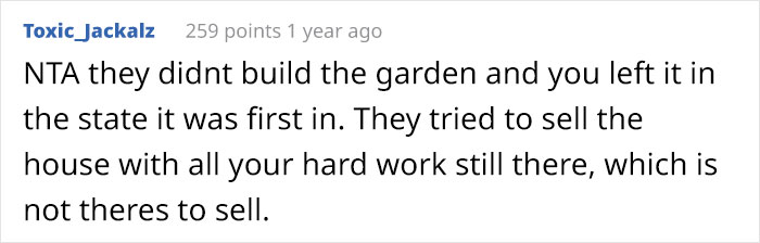 Landlords Didn't Expect Tenant Would Move Her Garden With Her, Have Potential Buyers Walk Out Landlords Didn't Expect Tenant Would Move Her Garden With Her, Have Potential Buyers Walk Out